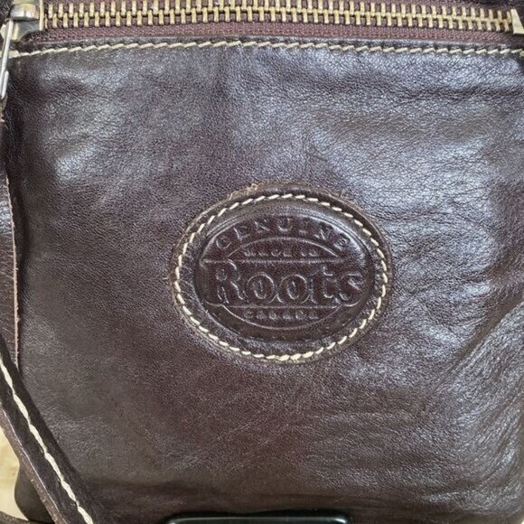 Roots Leather Mini Crossbody Festival Bag - Picture 6 of 12